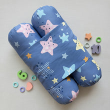 Load image into Gallery viewer, Baby Anti Roll Pillow - Little Star - Blue - Oranges and Lemons