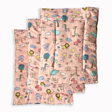 Load image into Gallery viewer, Doodle Land Re-usable diaper changing mat - Set of 3 - Oranges and Lemons