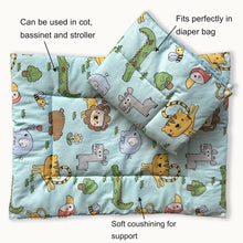 Load image into Gallery viewer, Animal Safari- Re-usable diaper changing mat - Set of 3 - Oranges and Lemons