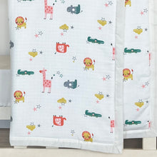 Load image into Gallery viewer, Cute Animals - Muslin Blanket / Comforter/ Quilt - Oranges and Lemons