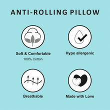 Load image into Gallery viewer, Baby Anti Roll Pillow - Mouse in the house - Oranges and Lemons