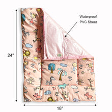 Load image into Gallery viewer, Doodle Land Re-usable diaper changing mat - Set of 3 - Oranges and Lemons