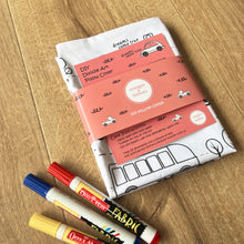 Load image into Gallery viewer, DIY Doodle Art Pillow Covers (Set of Two) - Dreams Come True - Oranges and Lemons