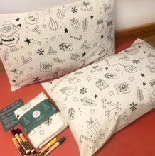 Load image into Gallery viewer, DIY Doodle Art Pillow Cases (Christmas Theme) - Oranges and Lemons