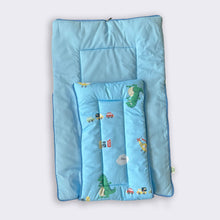 Load image into Gallery viewer, Dinosaur on the run - Carry Nest - Blue - Oranges and Lemons