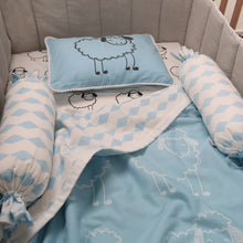 Load image into Gallery viewer, Cot Bedding Set India - Oranges and Lemons