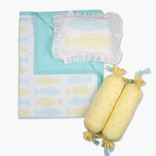 Load image into Gallery viewer, Blanket, Pillow, Bolsters - Oranges and Lemons