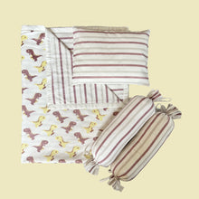 Load image into Gallery viewer, Dohar, Pillow, Bolster Set - Oranges and Lemons