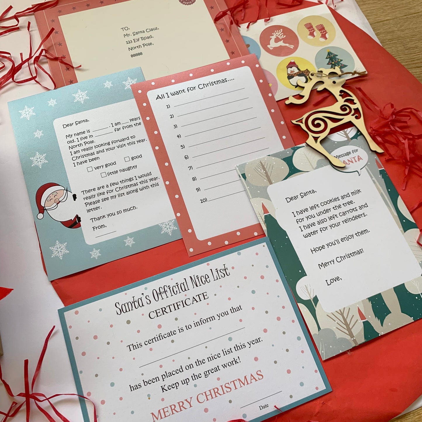 Letters to Santa DIY Set - Oranges and Lemons
