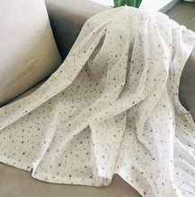 Load image into Gallery viewer, Stars (Purple) - Organic Cotton Swaddles - Oranges and Lemons