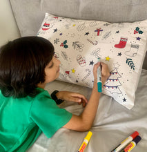 Load image into Gallery viewer, DIY Doodle Art Pillow Cases (Christmas Theme) - Oranges and Lemons
