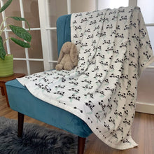 Load image into Gallery viewer, Playful Pandas - Organic Kids Blanket - Oranges and Lemons