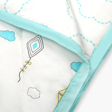 Load image into Gallery viewer, Fly Away High - Organic Quilt (Night Blanket) - Oranges and Lemons