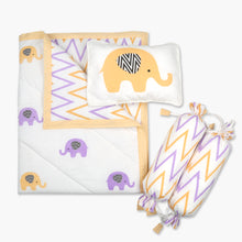 Load image into Gallery viewer, Baby Quilt, Pillow, Bolsters - Oranges and Lemons