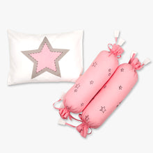 Load image into Gallery viewer, Starry Night - 3 Piece Cot Bedding Set - Oranges and Lemons