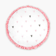 Load image into Gallery viewer, Little Hearts - Organic Playmat - Oranges and Lemons