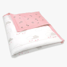 Load image into Gallery viewer, Starry Night - Organic Quilt (Night Blanket) - Oranges and Lemons