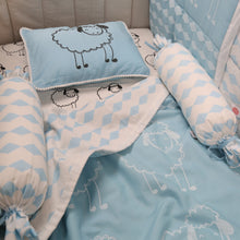 Load image into Gallery viewer, Organic Baby Bedding Set - Oranges and Lemons