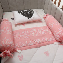 Load image into Gallery viewer, Little Hearts - Organic Cot Bedding Sets - Oranges and Lemons