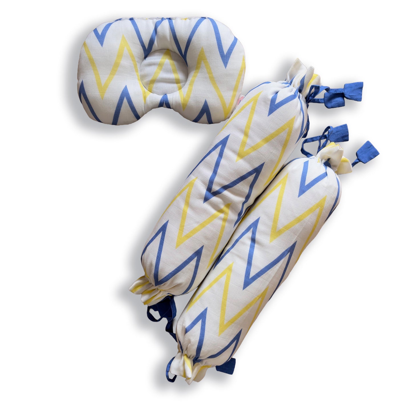 Little Rider - Organic Muslin Cot Bedding Gift Set - Set of 4 - Oranges and Lemons