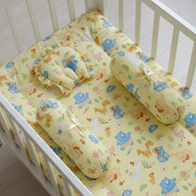 Load image into Gallery viewer, Gadda Set with Bolsters - Set of 4 - Yellow - Oranges and Lemons

