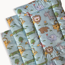 Load image into Gallery viewer, Animal Safari- Re-usable diaper changing mat - Set of 3 - Oranges and Lemons
