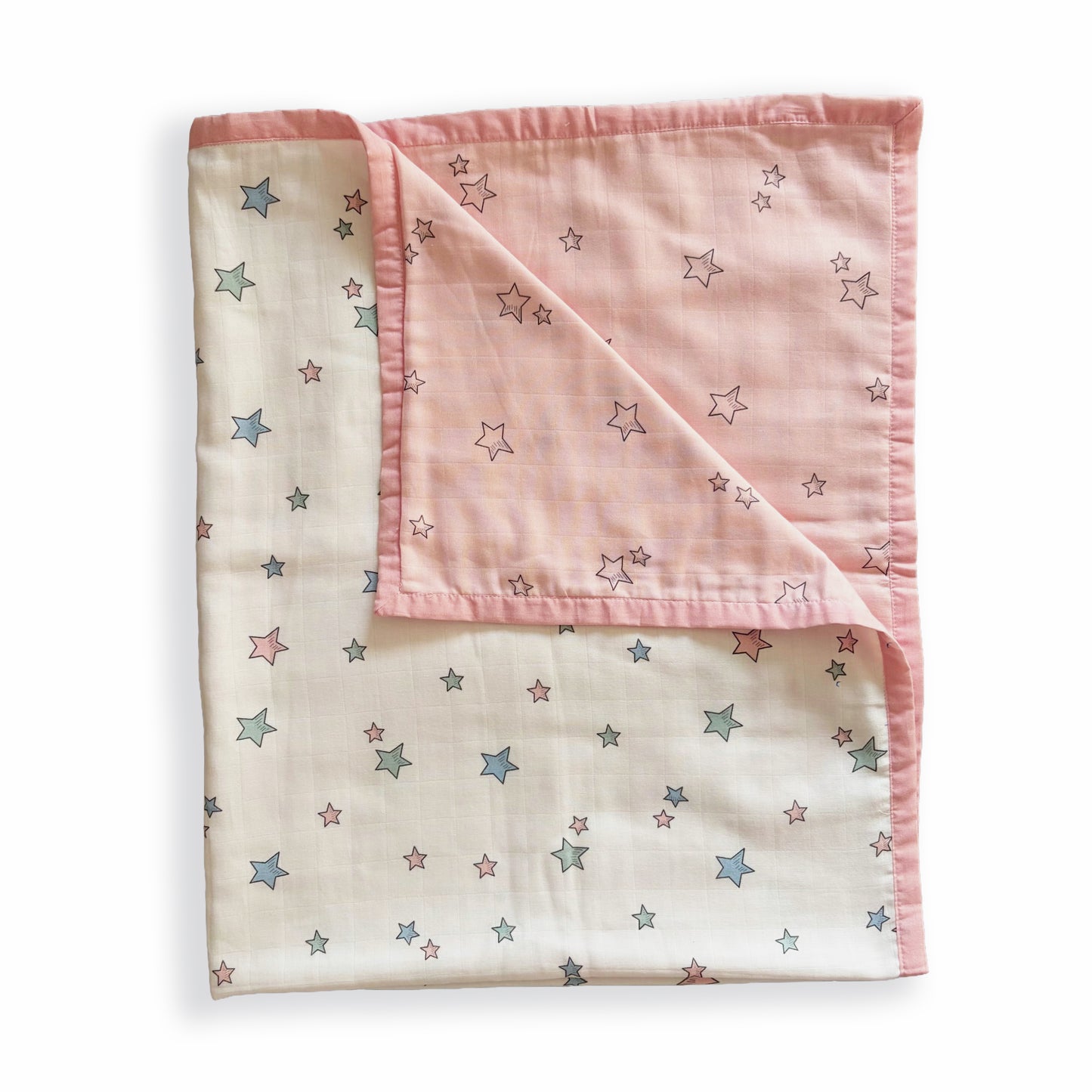 Twinkle Dreams - Organic Muslin Cot Bedding Gift Set - Set of 4 - Pink (Copy) - Oranges and Lemons