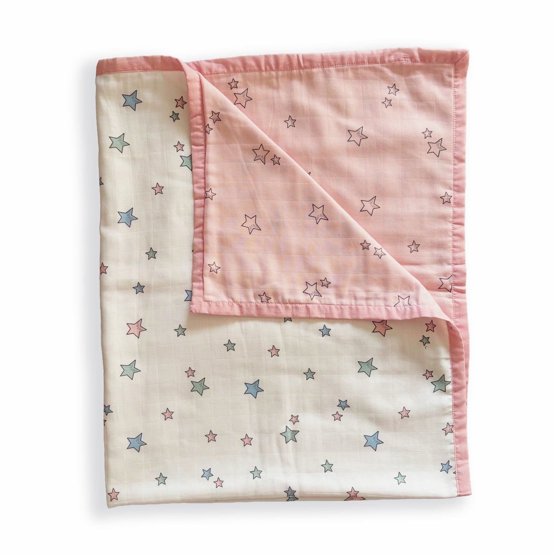 Twinkle Dreams - Organic Muslin Cot Bedding Gift Set - Set of 4 - Pink (Copy) - Oranges and Lemons