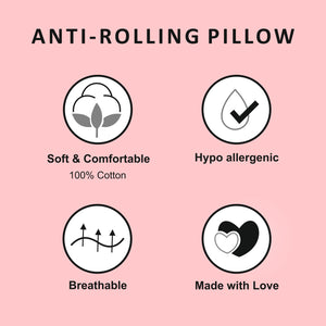 Baby Anti Roll Pillow - Puppy Love - Oranges and Lemons