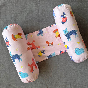 Baby Anti Roll Pillow - Puppy Love - Oranges and Lemons