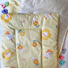 Load image into Gallery viewer, Quack-a-Doodle - Re-usable diaper changing mat - Yellow - Oranges and Lemons
