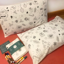 Load image into Gallery viewer, DIY Doodle Art Pillow Cases (Christmas Theme) - Oranges and Lemons
