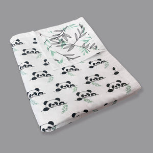 Playful Pandas - Organic Kids Blanket - Oranges and Lemons