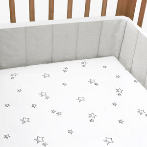 Starry Night - Organic Cot Bedding Set - Oranges and Lemons