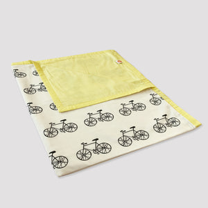 Ting-a-Ling... Let's go Cycling - Organic Dohar (Day Blanket) - Oranges and Lemons