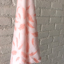 Load image into Gallery viewer, Feathers (Peach) - Organic Cotton Swaddles - Oranges and Lemons
