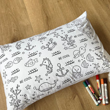 Load image into Gallery viewer, DIY Doodle Art Pillow Covers - Be Cool - Oranges and Lemons
