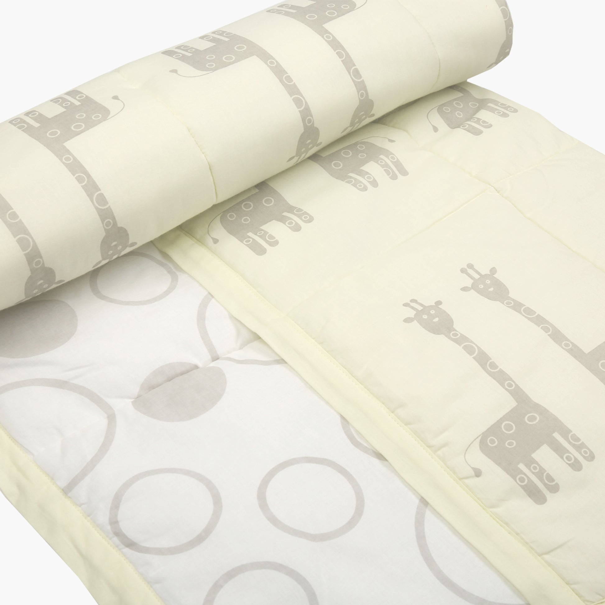 The Giraffes - Organic Cot Bedding Set - Oranges and Lemons