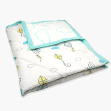 Load image into Gallery viewer, Fly Away High - Organic Quilt (Night Blanket) - Oranges and Lemons
