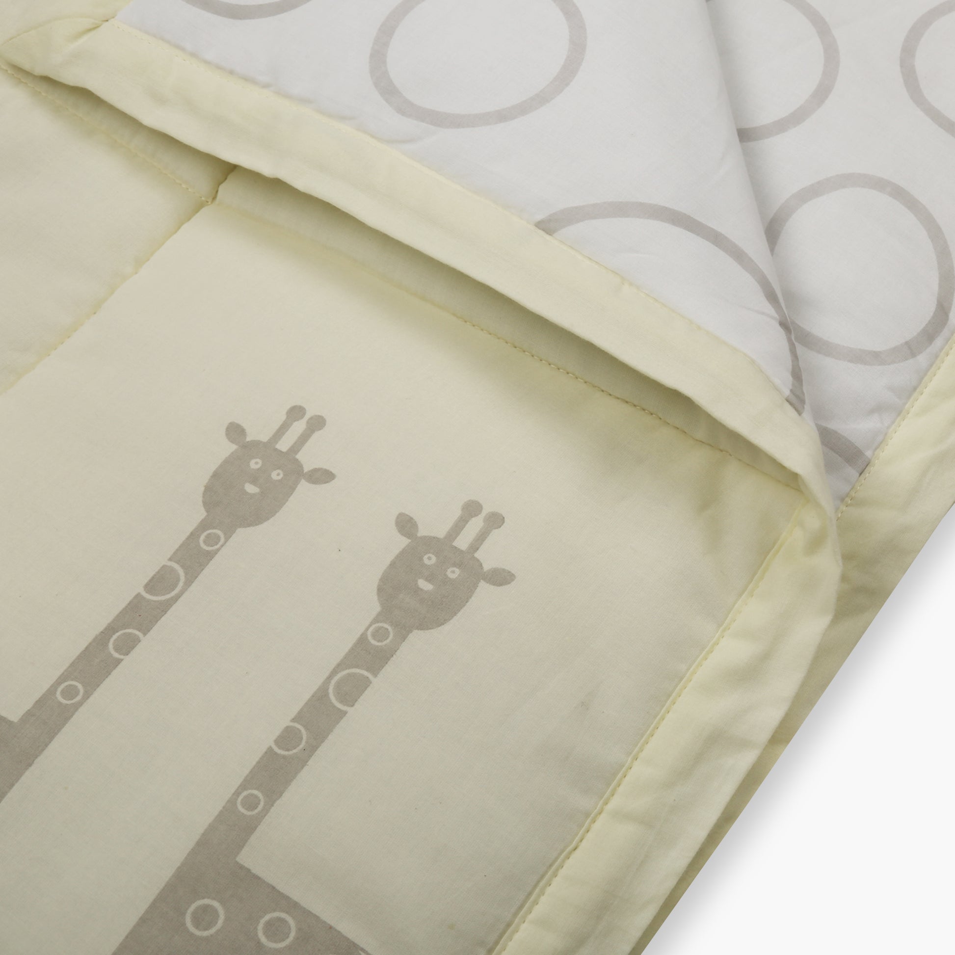 The Giraffes - Organic Quilt (Night Blanket) - Oranges and Lemons