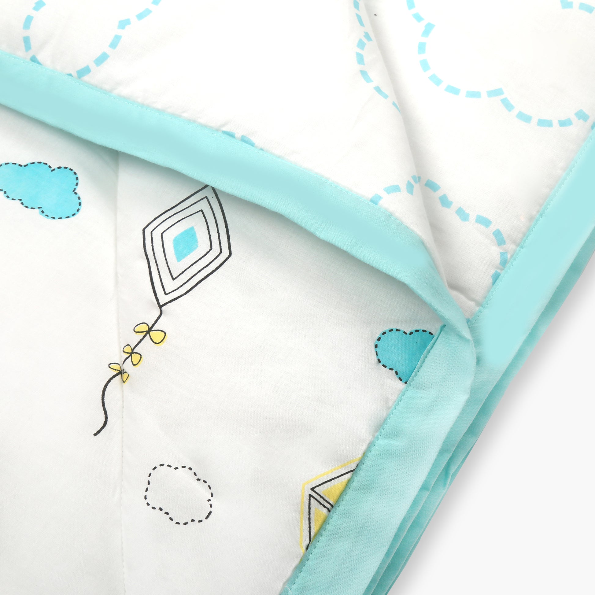 Fly Away High - Organic Quilt (Night Blanket) - Oranges and Lemons