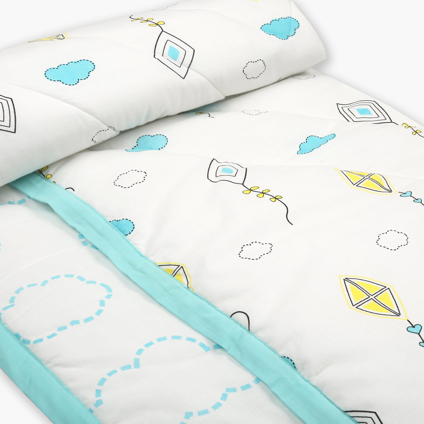 Fly Away High - Organic Quilt (Night Blanket) - Oranges and Lemons