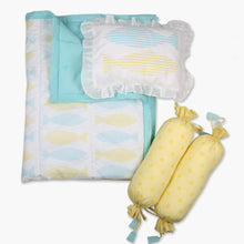 Load image into Gallery viewer, Cot Bedding Set - Oranges and Lemons

