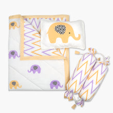 Load image into Gallery viewer, Baby Quilt, Pillow, Bolsters  - Oranges and Lemons
