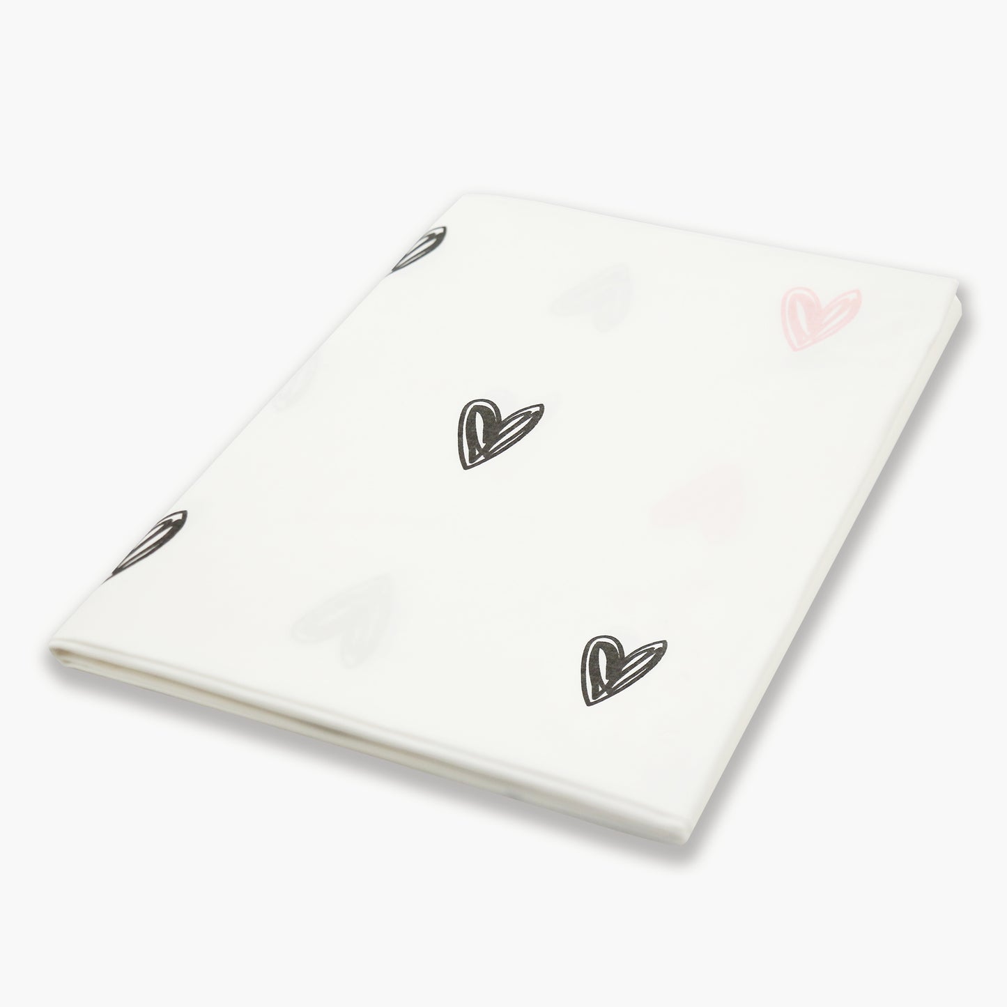 Little Hearts - Organic Cot Sheet - Oranges and Lemons