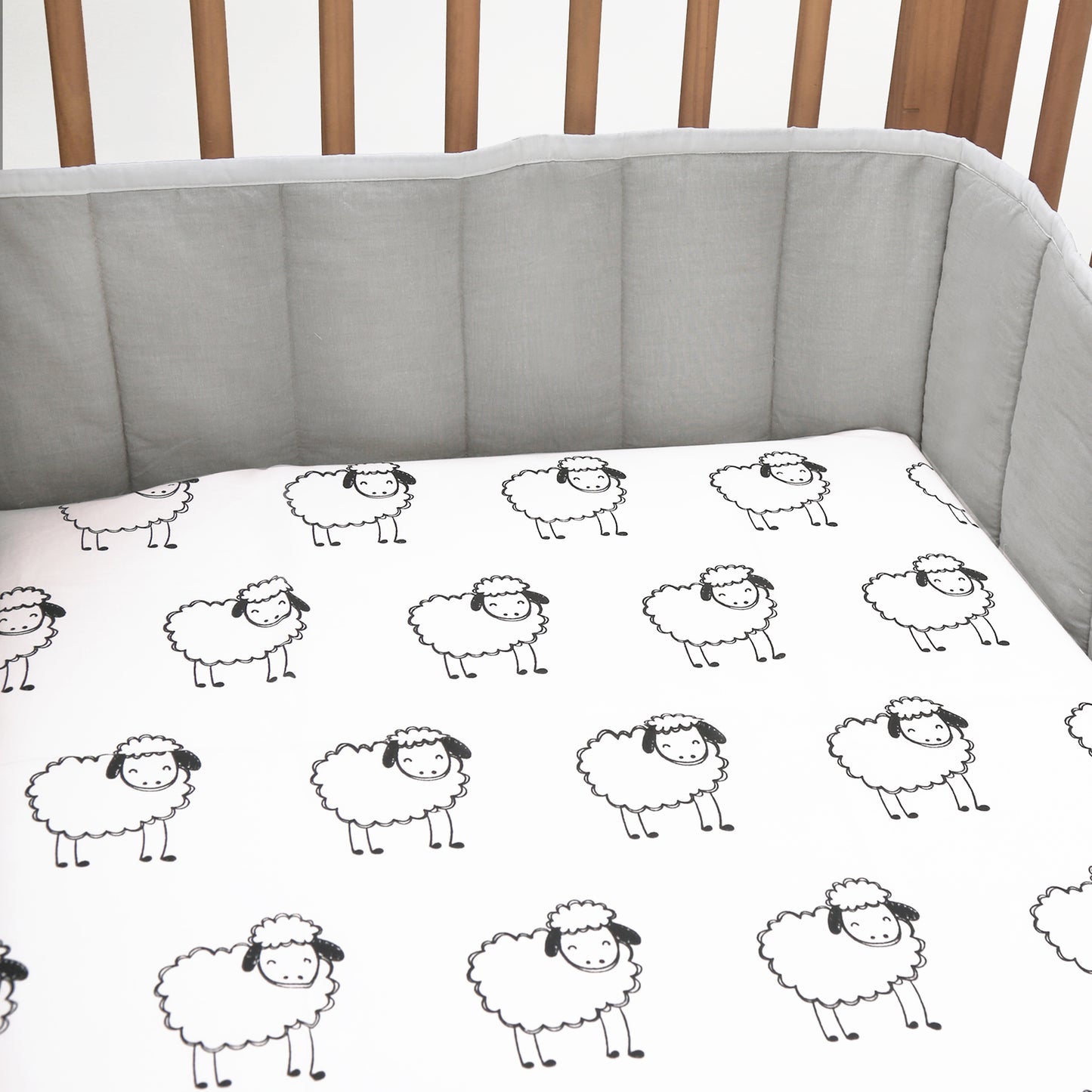 Fitted Cot Sheet - Oranges and Lemons