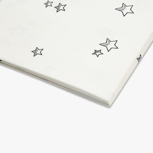 Starry Night - Organic Cot Sheet - Oranges and Lemons