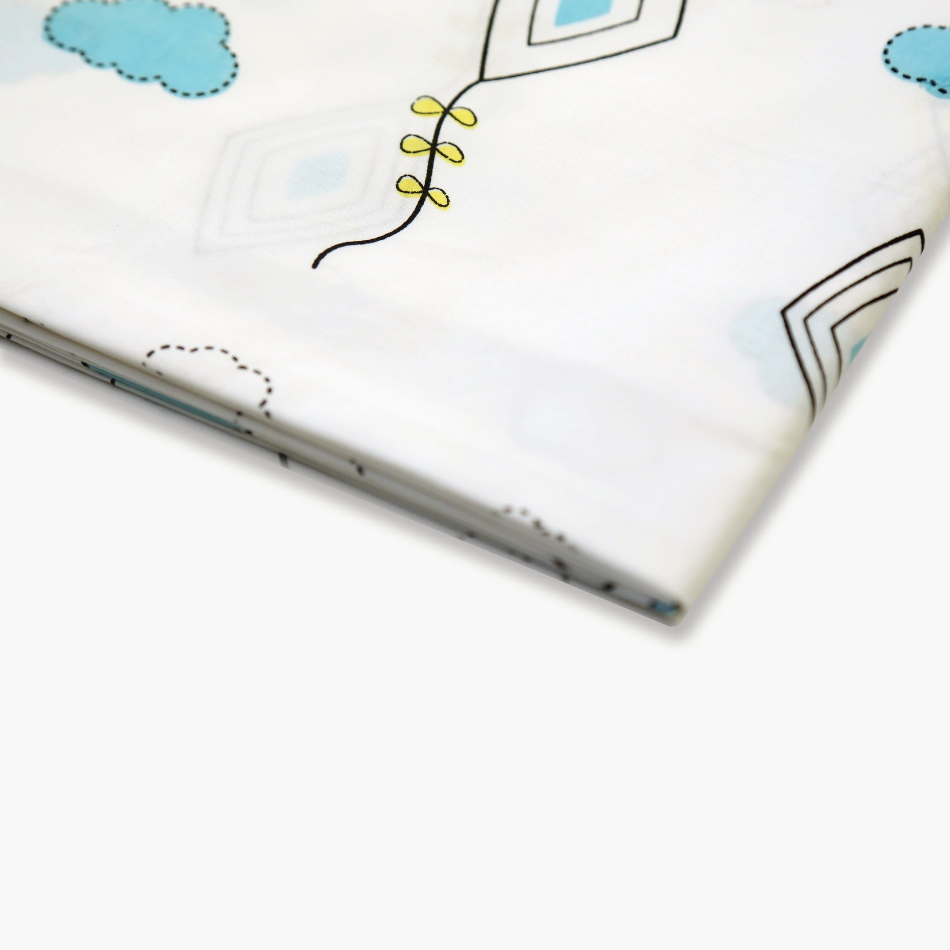 Fly Away High - Organic Cot Sheet - Oranges and Lemons