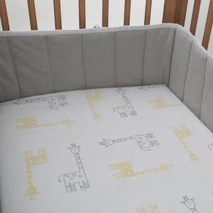 The Giraffes - Organic Cot Bedding Set - Oranges and Lemons