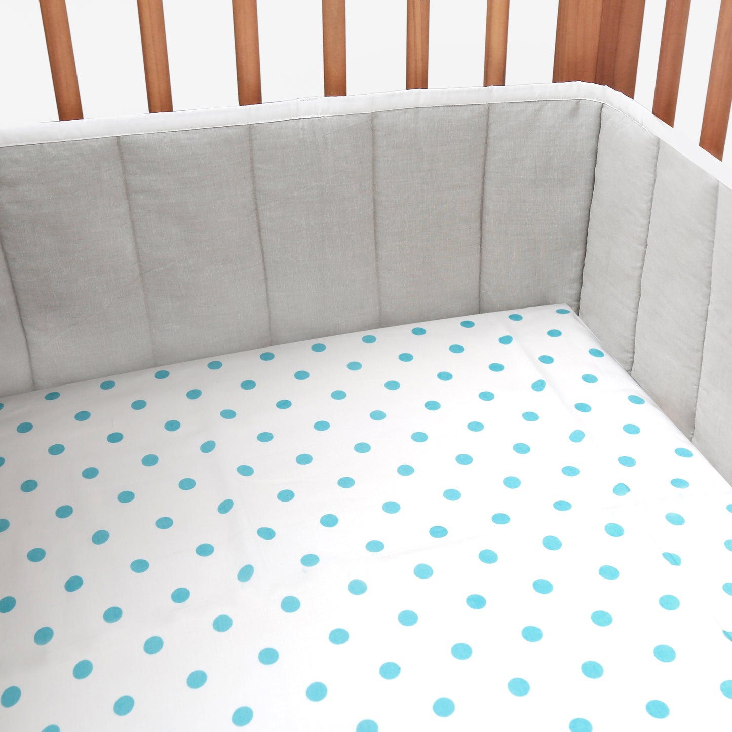 Counting Fish - Organic Cot Sheet - Oranges and Lemons